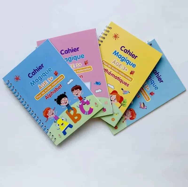 4 CAHIERS MAGIQUES POUR APPRENDRE A ECRIRE — photo 2