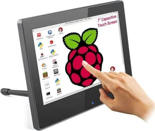 Ecran pour Raspberry Pi 3 B+, LCD Tactile 7″, HDMI avec Etui & Support
