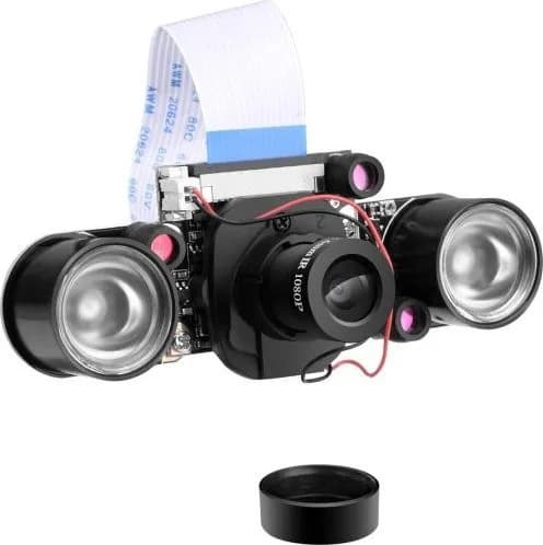 Caméra vidéo IR-Cut 1080p HD Webcam 5MP OV5647 Sensor pour Raspberry Pi RPi 4 3 B B + 2B 3A + 2 1 Camera by Longruner