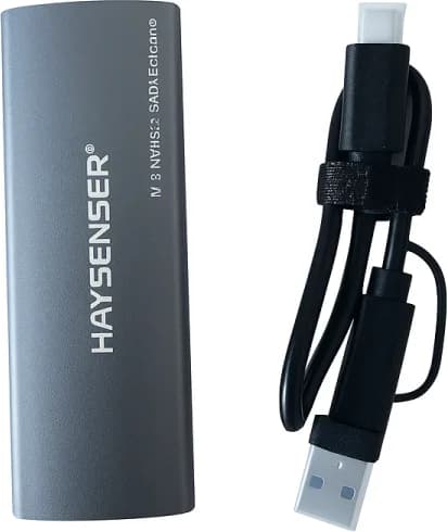 BOÎTIER DISQUE DUR SSD M2 NVME & NGFF 2 IN 1 HAYSENSER HY-S207A