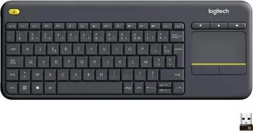 Clavier Logitech K400 Plus sans Fil avec Pavé Tactile pour PC Connecté à TV