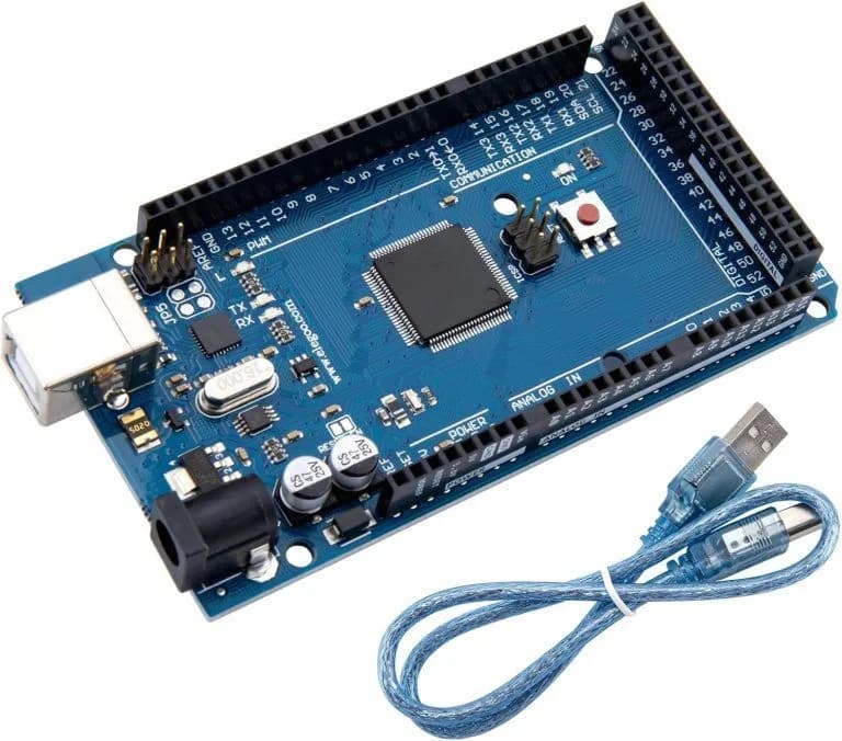 Carte MEGA R3 avec ATmega 2560 et câble USB, compatible avec les projets Arduino IDE