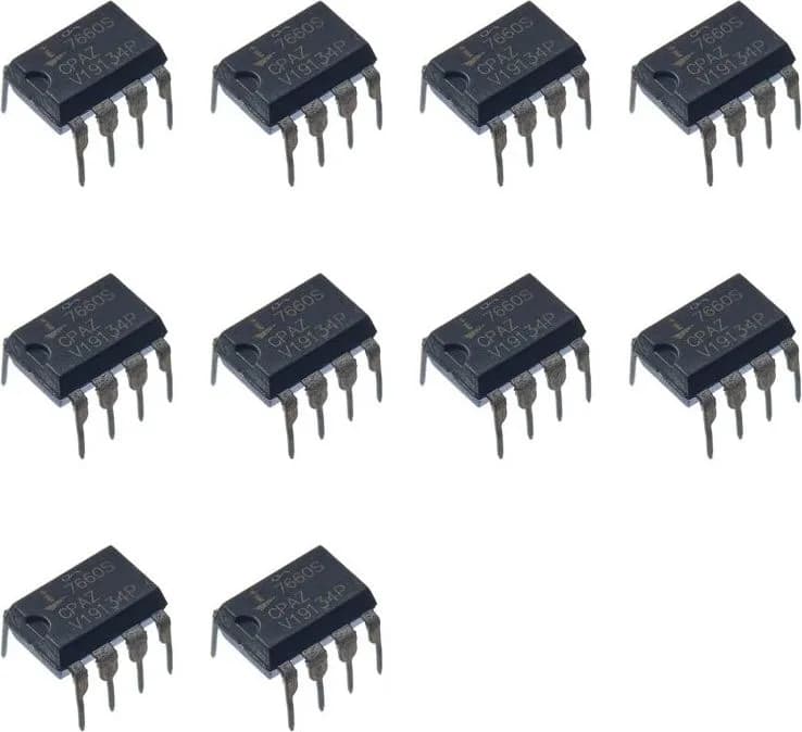 10pcs ICL7660 ICL7660SCPAZ 7660S 7660SCPAZ CMOS Convertisseurs de tension IC,DIP-8.