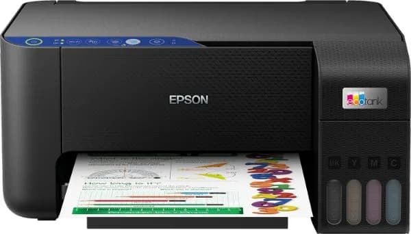 EPSON IMPRIMANTE JEU D’ENCRE COULEUR MULTIFONCTION WIFI ECOTANK L3252