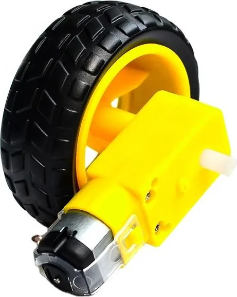 Ensemble voiture intelligente robotisée avec moteur et roues AD015 = AD013 + AD014