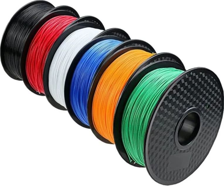 Filament PLA 1,75 mm Blanc – Bleu – Vert – Jaune – Rouge – Noir 1 kg/rouleau