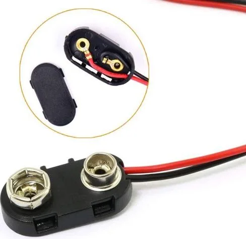 Connecteur de clip de batterie 9 V