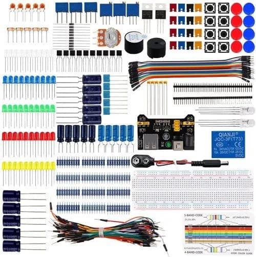 Kit de démarrage de composants de base avec planche à pain