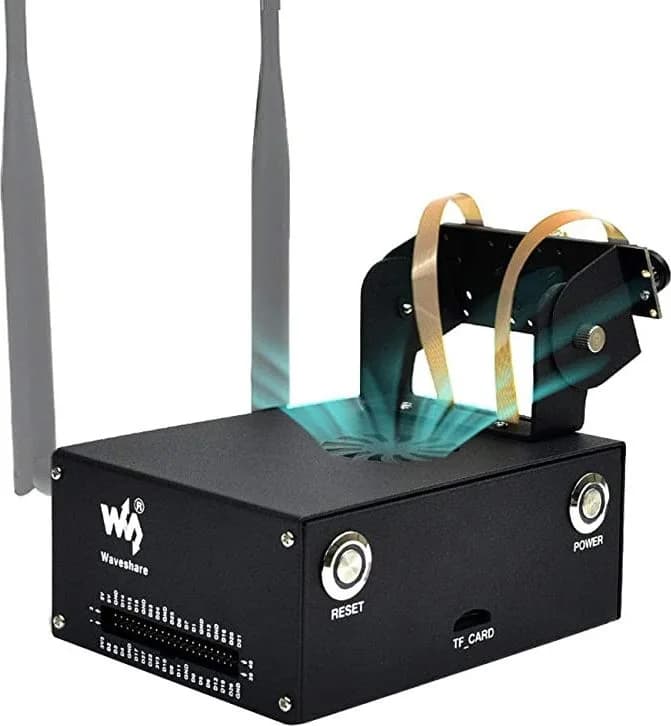 Boîtier métallique Jetson Nano avec Ventilateur de refroidissement compatible avec les versions B01 et A02