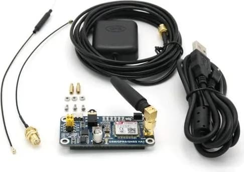 Carte d’extension Raspberry Pi GSM / GPRS / GNSS Bluetooth HAT Module GPS SIM868 Compatible avec Raspberry Pi 2B 3B 3B + 4B