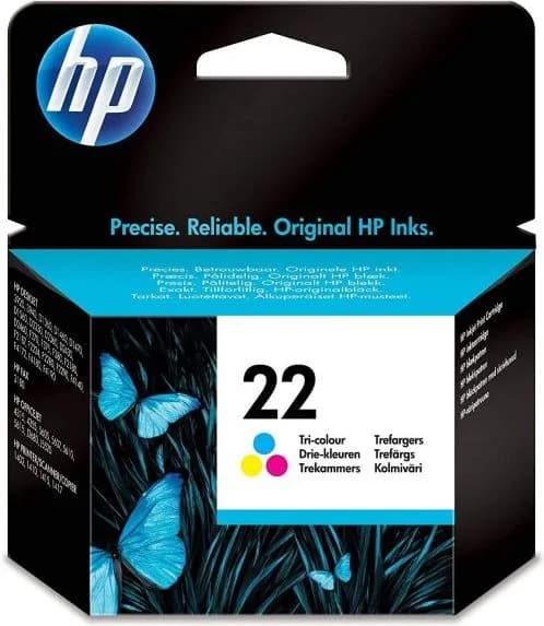 HP CARTOUCHE SIMPLE 22 COULEUR