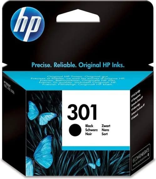 HP CARTOUCHE SIMPLE 301 NOIR