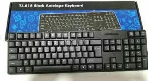 CLAVIER AVEC FIL USB TJ-818 BLACK ANTELOPE KEYBOARD