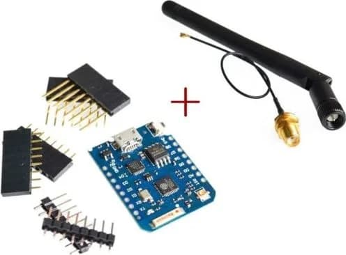 Connecteur d’antenne externe Mayata WEMOS D1 Mini Pro 4 Mo/16 Mo