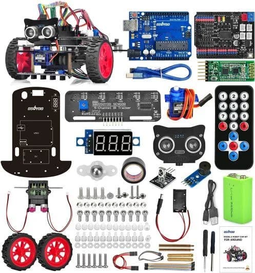 Kit de voiture OSOYOO Smart Robot V2 pour Arduino Conception