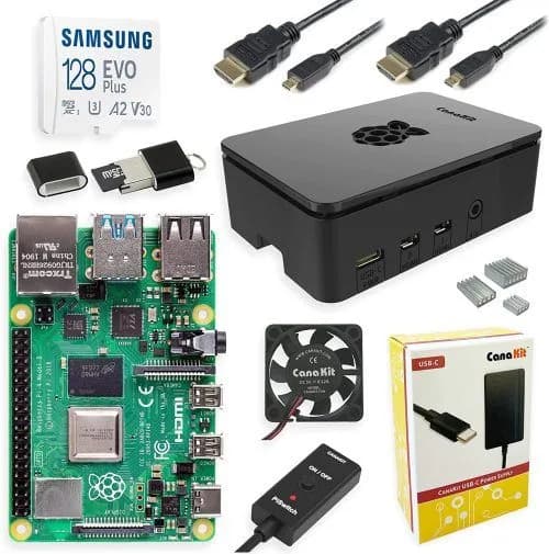 Kit CanaKit Raspberry Pi 4 Extreme – Édition 128 Go (1 Go de RAM)
