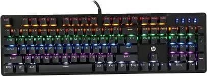 HP CLAVIER ORDINATEUR AVEC FIL HP GK100 ORIGINAL