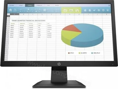 HP ECRAN ORDINATEUR P204V MONITEUR 20 POUCES