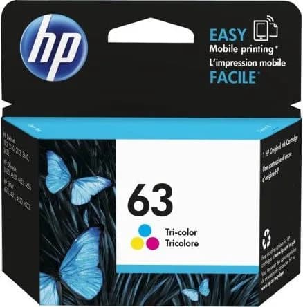 CARTOUCHE HP-63 COULEUR