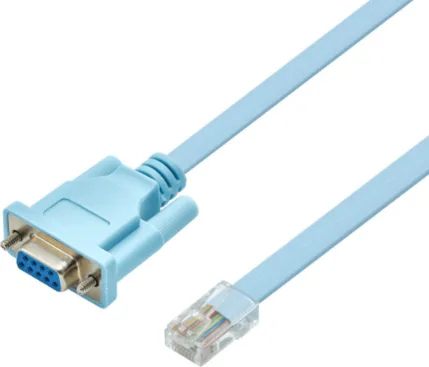 CABLE CONSOLE RJ45 TO DB9 / DB9 TO RJ45 1.8M / RS-RJ45DB9