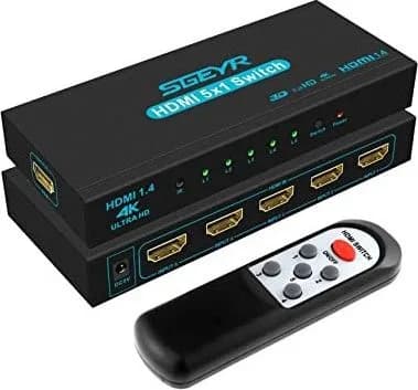 HDMI SWITCH HDMI-501 / 1*5 / 4K
